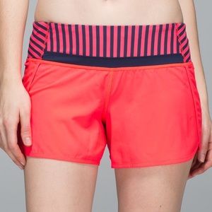 Lululemon Run Times Short 4” | Size 8 | Coral